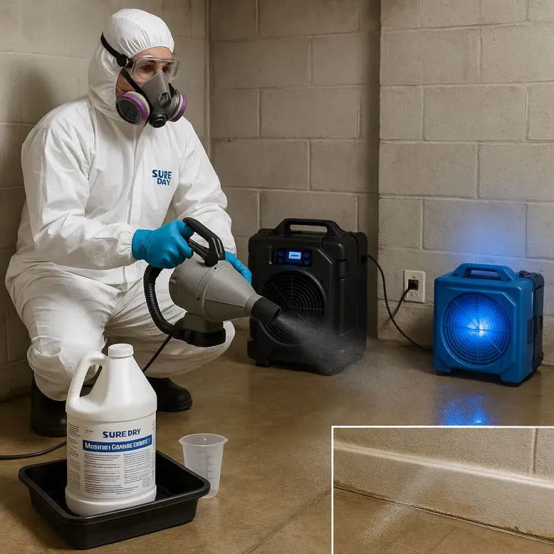 Sanitization and Odor Removal process in Oreland, PA