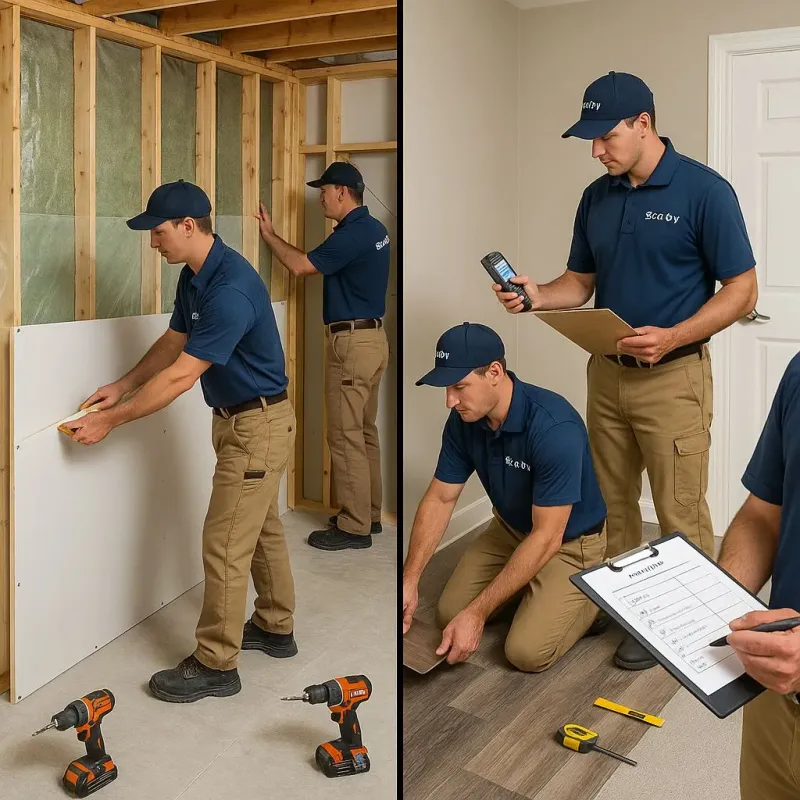 Repairs and Reconstruction process in Oreland, PA