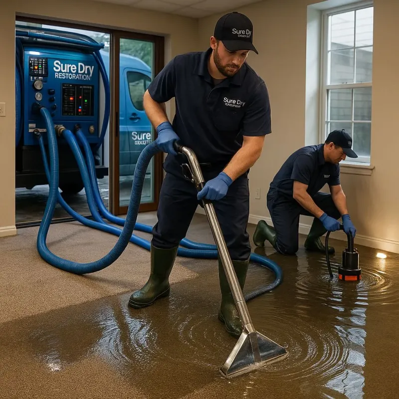 Water Extraction and Removal process in Oreland, PA